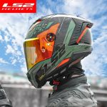 LS2 THUNDER Full Face Motorcycle Helmet ls2 FF805 carbon fiber helmets cascos para moto capacete de motocicleta